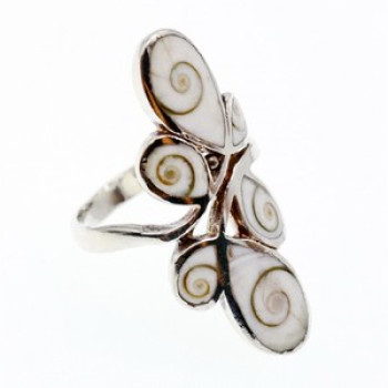 Vintage 925 Sterling Silver Jasper Ring Size 6.5