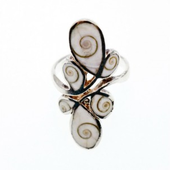 Vintage 925 Sterling Silver Jasper Ring Size 6.5