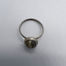 925 Sterling Silver & Agate Ring Size 4