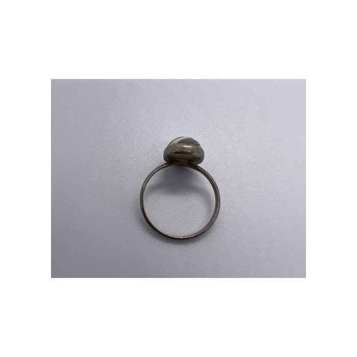 925 Sterling Silver & Agate Ring Size 4