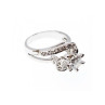 925 Sterling Silver White/colorless CZ Ring Size 5.5