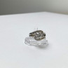 925 Sterling Silver White/Colorless CZ Ring Size 5.5
