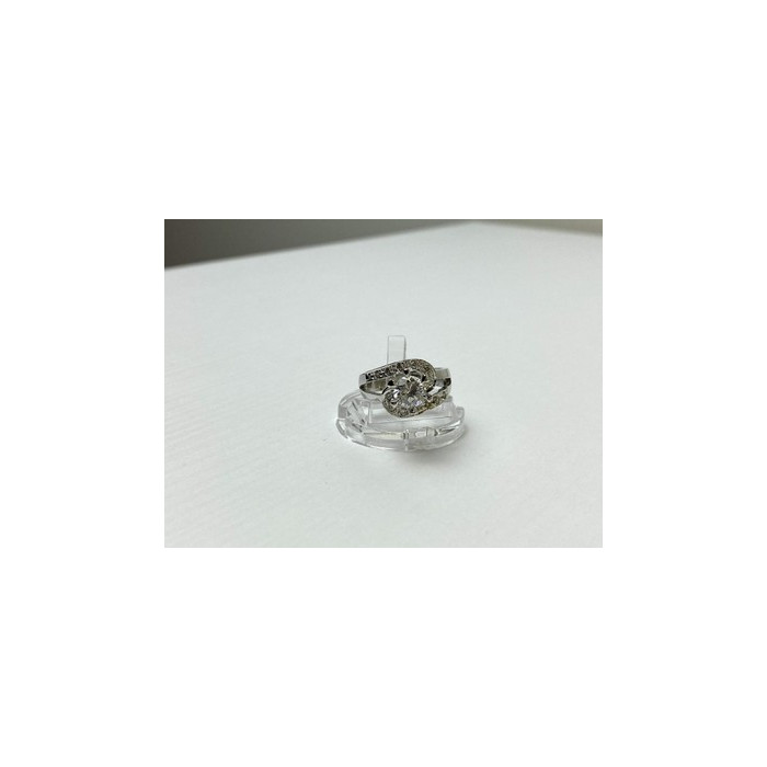 925 Sterling Silver White/colorless CZ Ring Size 5.5