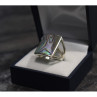 925 Sterling Silver Haliotis Ring Size 10