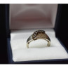 925 Sterling Silver Sapphires Ring Size 6.5