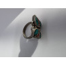 925 Sterling Silver & Opal Butterfly Ring Size 4.5