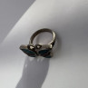 925 Sterling Silver & Opal Butterfly Ring Size 4.5