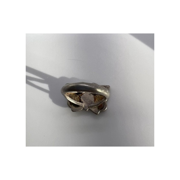 925 Sterling Silver & Opal Butterfly Ring Size 4.5