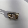 925 Sterling Silver & Opal Butterfly Ring Size 4.5