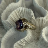 925 Sterling Silver Amethyst Ring Size 6.5