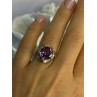 925 Sterling Silver Amethyst Ring Size 6.5