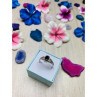 925 Sterling Silver Dark Blue Spinel Ring Size 6.5