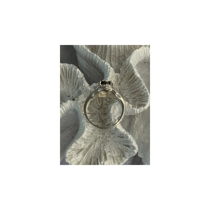 925 Sterling Silver Marcasite Ring Size 9.5