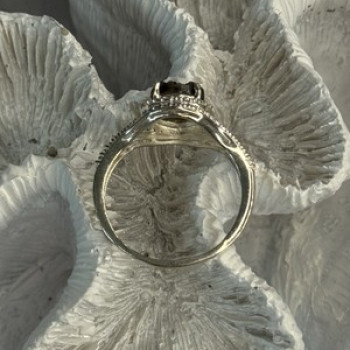 925 Sterling Silver Marcasite Ring Size 9.5