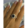925 Sterling Silver Marcasite Ring Size 9.5