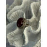 Vintage 925 Sterling Silver Agate Ring Size 8