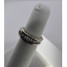 925 Sterling Silver & CZ Ring Size 4