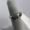 925 Sterling Silver & CZ Ring Size 4