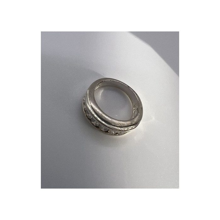 925 Sterling Silver & CZ Ring Size 4