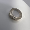925 Sterling Silver & CZ Ring Size 4