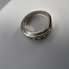 925 Sterling Silver & CZ Ring Size 4