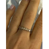 925 Sterling Silver Shiny CZ Ring Size 10