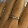 925 Sterling Silver Shiny CZ Ring Size 10