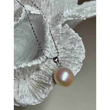 925 STERLING SILVER FRESH WATER PEARL NECKLACE LENGTH 18 Inch