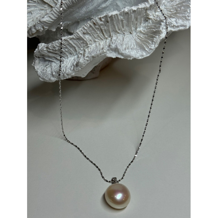 925 STERLING SILVER FRESH WATER PEARL NECKLACE LENGTH 18 Inch
