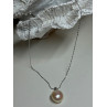 925 STERLING SILVER FRESH WATER PEARL NECKLACE LENGTH 18 Inch