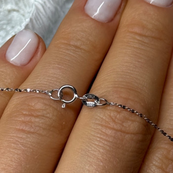 925 Sterling Silver Fresh Water Pearl Necklace Length 18 Inch