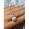 925 STERLING SILVER FRESH WATER PEARL NECKLACE LENGTH 18 Inch