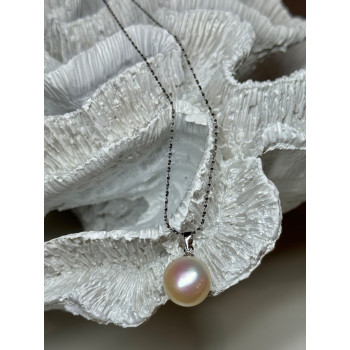 925 STERLING SILVER FRESH WATER PEARL NECKLACE LENGTH 18 Inch