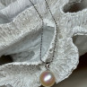 925 Sterling Silver Fresh Water Pearl Necklace Length 18 Inch