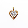 10K Yellow Gold Aquamarine & Diamond 