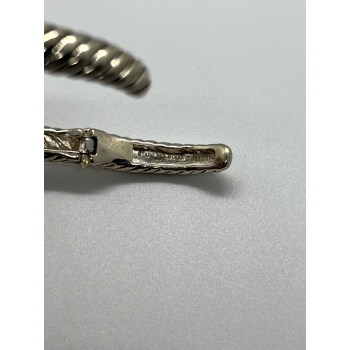 925 STERLING SILVER TOPAZ HINGE BRACELET