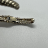 925 Sterling Silver Topaz Hinge Bracelet
