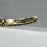 925 Sterling Silver Topaz Hinge Bracelet
