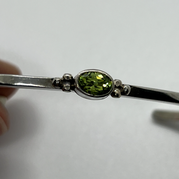 925 Sterling Silver Peridot Bracelet
