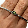 925 Sterling Silver Peridot Bracelet