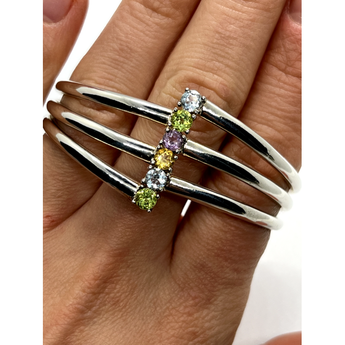 925 STERLING SILVER SPINEL BRACELET