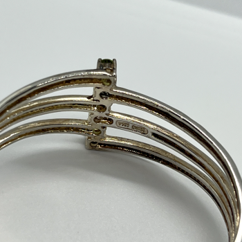 925 Sterling Silver Spinel Bracelet