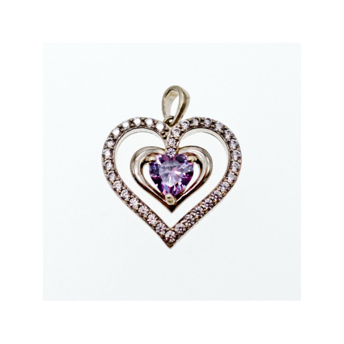 925 Sterling Silver Amethyst & Beryl 