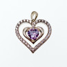 925 Sterling Silver Amethyst & Beryl 