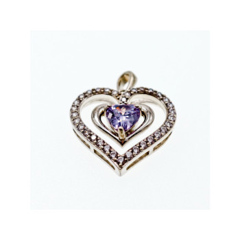 925 Sterling Silver Amethyst & Beryl 