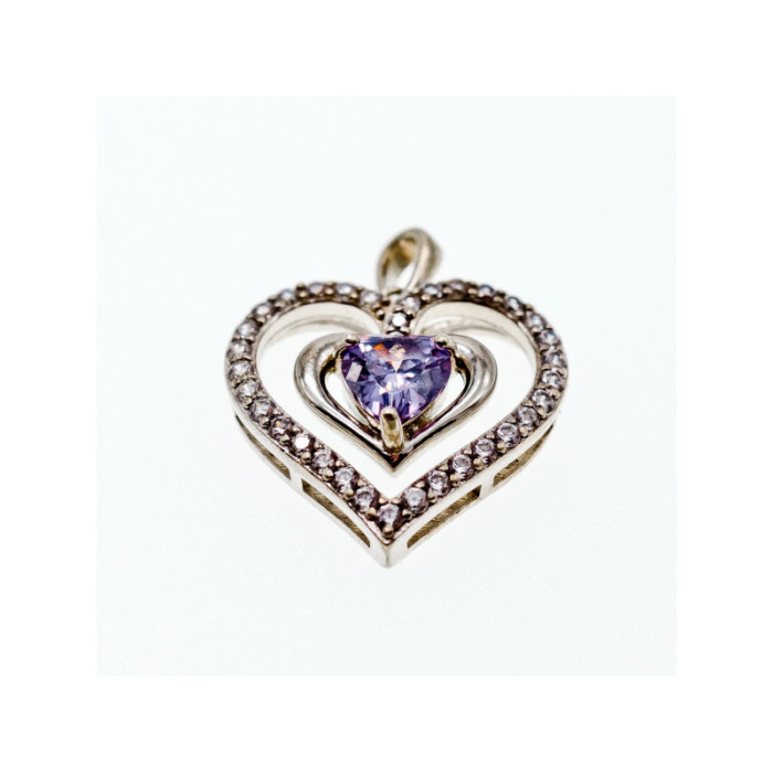 925 Sterling Silver Amethyst & Beryl 