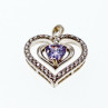 925 Sterling Silver Amethyst & Beryl 