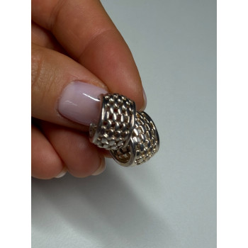 925 Sterling Silver Earrings Length 17 Mm