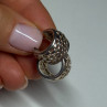 925 Sterling Silver Earrings Length 17 Mm
