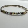 925 Sterling Silver Spinel Bracelet